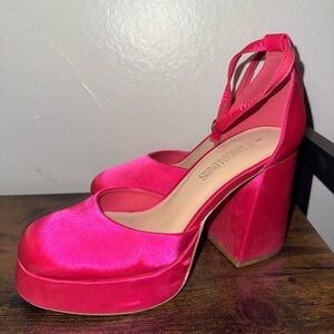 Women's Pink Platform Heels